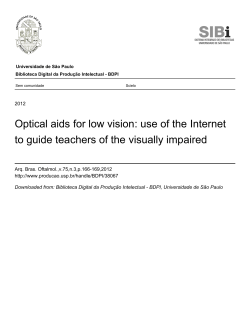 Optical aids for low vision: use of the Internet to guide