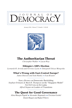 The Authoritarian Threat - National Endowment for Democracy