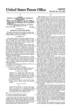 Primary alcohol sulfate detergent compositions