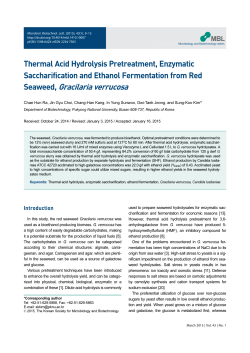 Thermal Acid Hydrolysis Pretreatment, Enzymatic