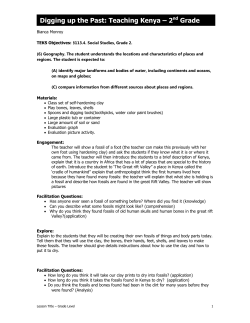 Digging up the Past: Teaching Kenya &ndash; 2nd Grade