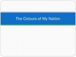 The Colours of My Nation