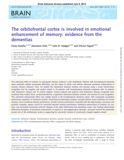 July 2013 - School of Medical Sciences