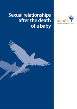 Sexual relationships after the death of a baby