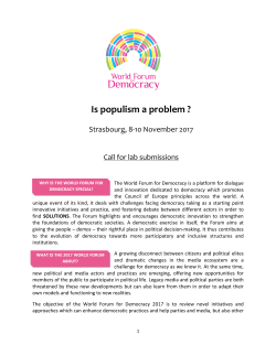 Is populism a problem