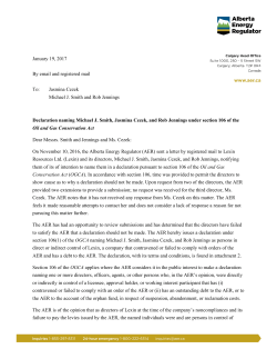 Declaration naming Michael J. Smith, Jasmina Cezek, and Rob