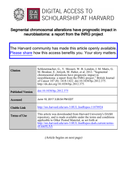 Segmental chromosomal alterations have prognostic impact in