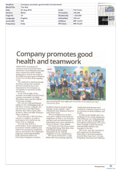 Company promotes good