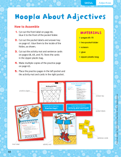 Hoopla about adjectives