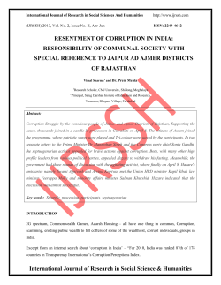 International Journal of Research in Social Science