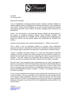 Enterprise Program Review - Screen Australia