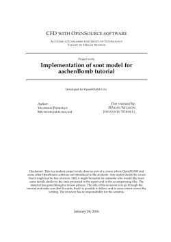 Implementation of soot model for aachenBomb tutorial