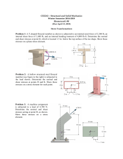 Homework #8 - Mohr Circle