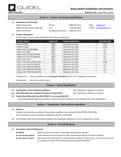 Bone Health Antibodies and Proteins