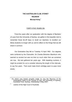 Forty-Five Years On - High Court of Australia