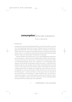 Introduction Prompted by the opening of Hong Kong Disneyland