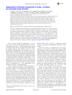 Suppression of thermal conductivity in InxGa12xN alloys by