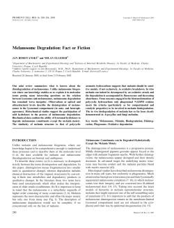 Melanosome Degradation: Fact or Fiction