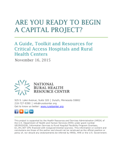 are you ready to begin a capital project?