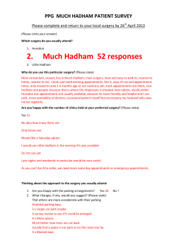2. Much Hadham 52 responses
