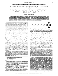 Computer Simulations of Surfactant Self-Assembly