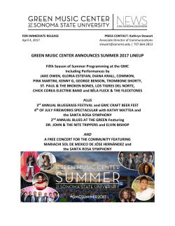 green music center announces summer 2017 lineup