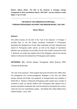 The War of the Airwaves in Portugal: