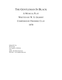THE GENTLEMAN IN BLACK