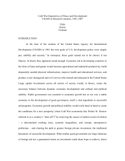 Conflict Mediation and the Cold War