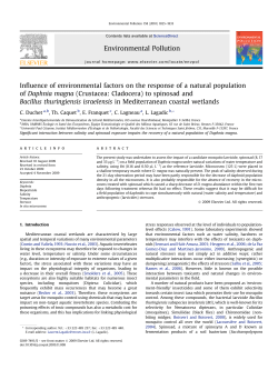 Influence of environmental factors on the response of a natural
