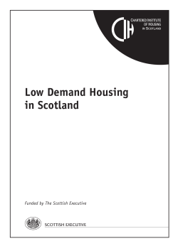 CIHS Low Demand Housing 2 - Chartered Institute of Housing
