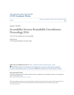 - CUNY Academic Works