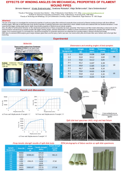 EFFECTS OF WINDING ANGLES ON MECHANICAL PROPERTIES