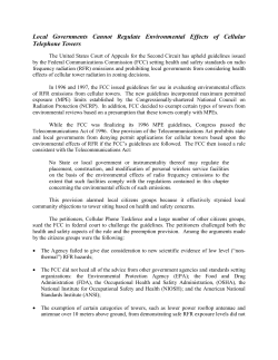 Local Governments Cannot Regulate Environmental Effects of