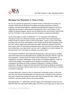 Managing Your Reputation in Times of Crisis