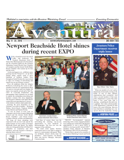 Newport Beachside Hotel shines during recent EXPO