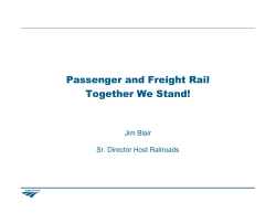 Passenger and Freight Rail
