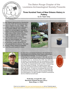 Don`t miss the next Baton Rouge Chapter meeting!