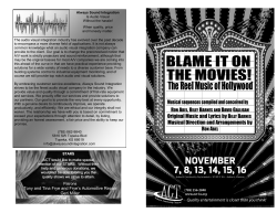 blame it on the movies! - act