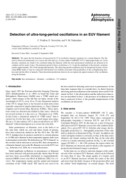 Detection of ultra-long-period oscillations in an EUV filament
