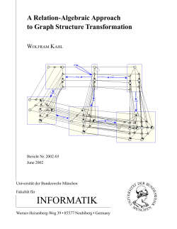 A Relation-Algebraic Approach to Graph Structure