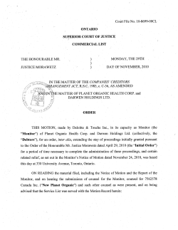 Court Order