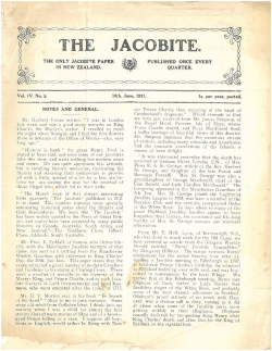 10th. June, 1931 - The 1745 Association