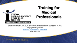 Iowa Department of the Blind Services