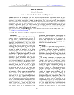 Full Text - Journal of American Science