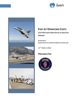 FAST JET OPERATING COSTS