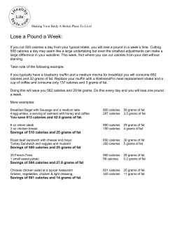 Lose a Pound a Week - 1HealthyLifestyle.com Home Page