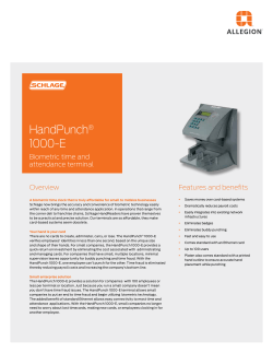 Schlage L Series - Document Library