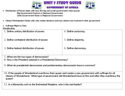 2. Define oligarchy.