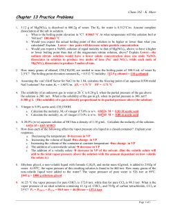 Answer key to Chapter 13 Practice Problems